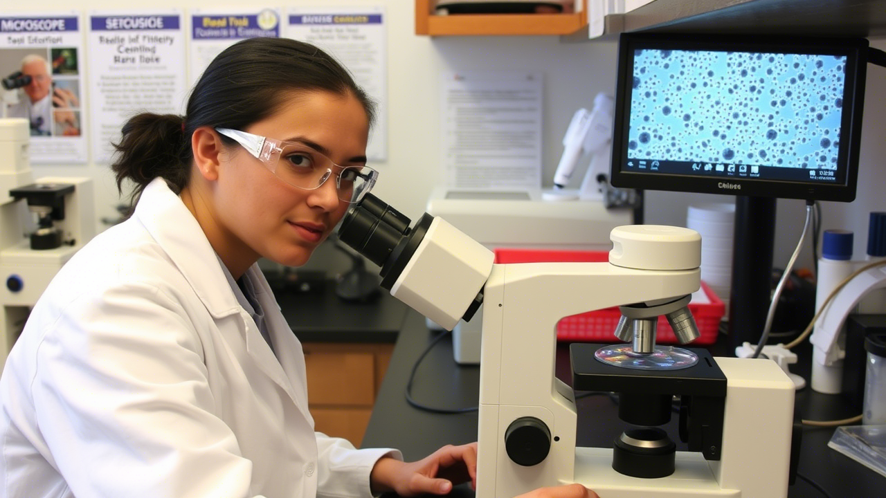 Online microscopy learning